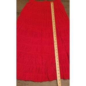 Max Studio Women's Coral Pleated Fairy Skirt Sz Xs To S Lining Vintage